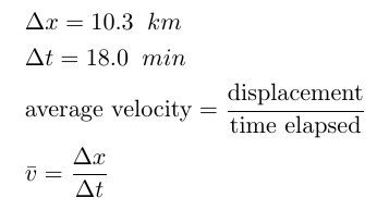 GSPH 101 Module 2 Kinematics in One Dimension