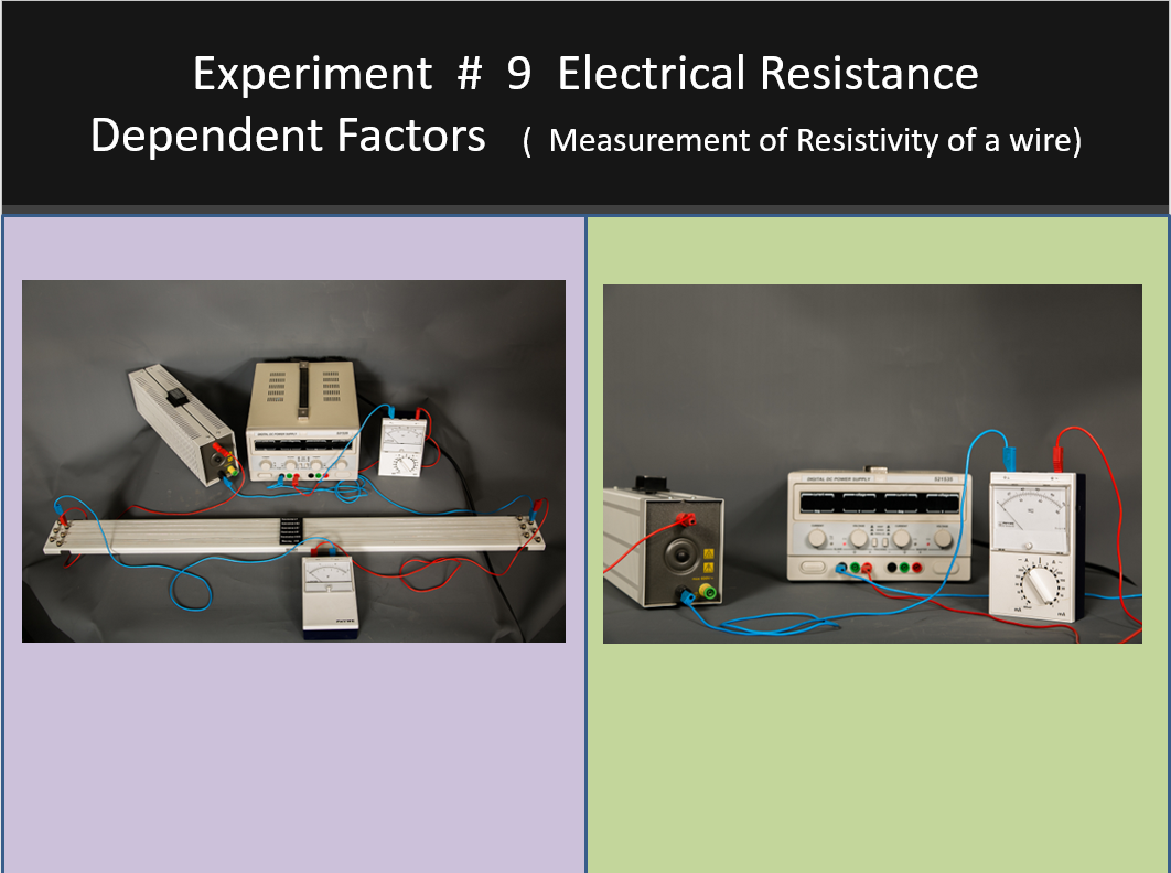 electrical resistivity experiment
