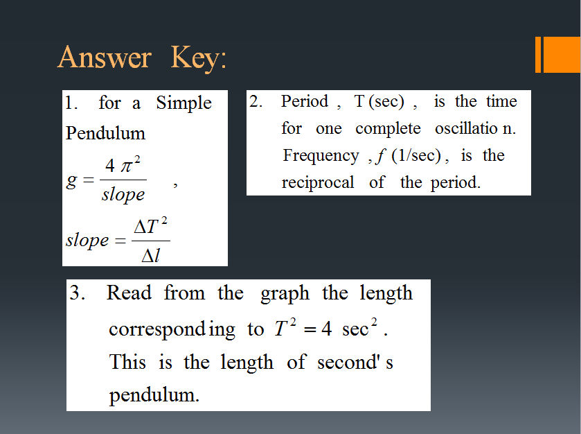 acceleration due to gravity lab